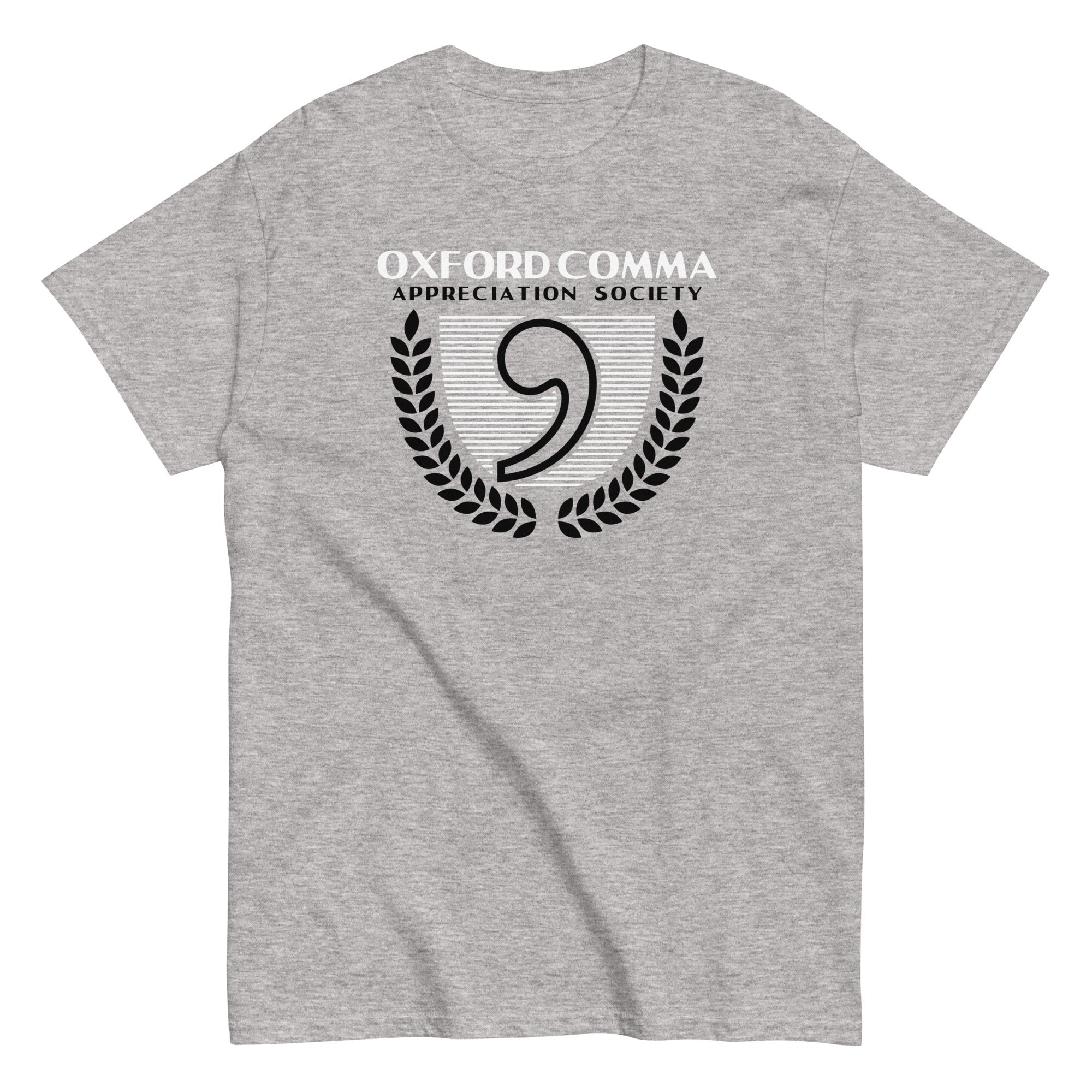 Oxford Comma Appreciation Society Men's Classic - Adult & Kids T-Shirts, Sweatshirts & Hoodies apparel design preview 1