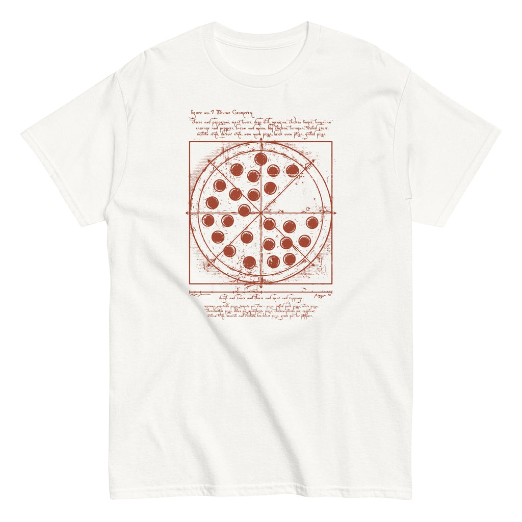 Vitruvian Pizza Men's Classic - Adult & Kids T-Shirts, Sweatshirts & Hoodies apparel design preview 1
