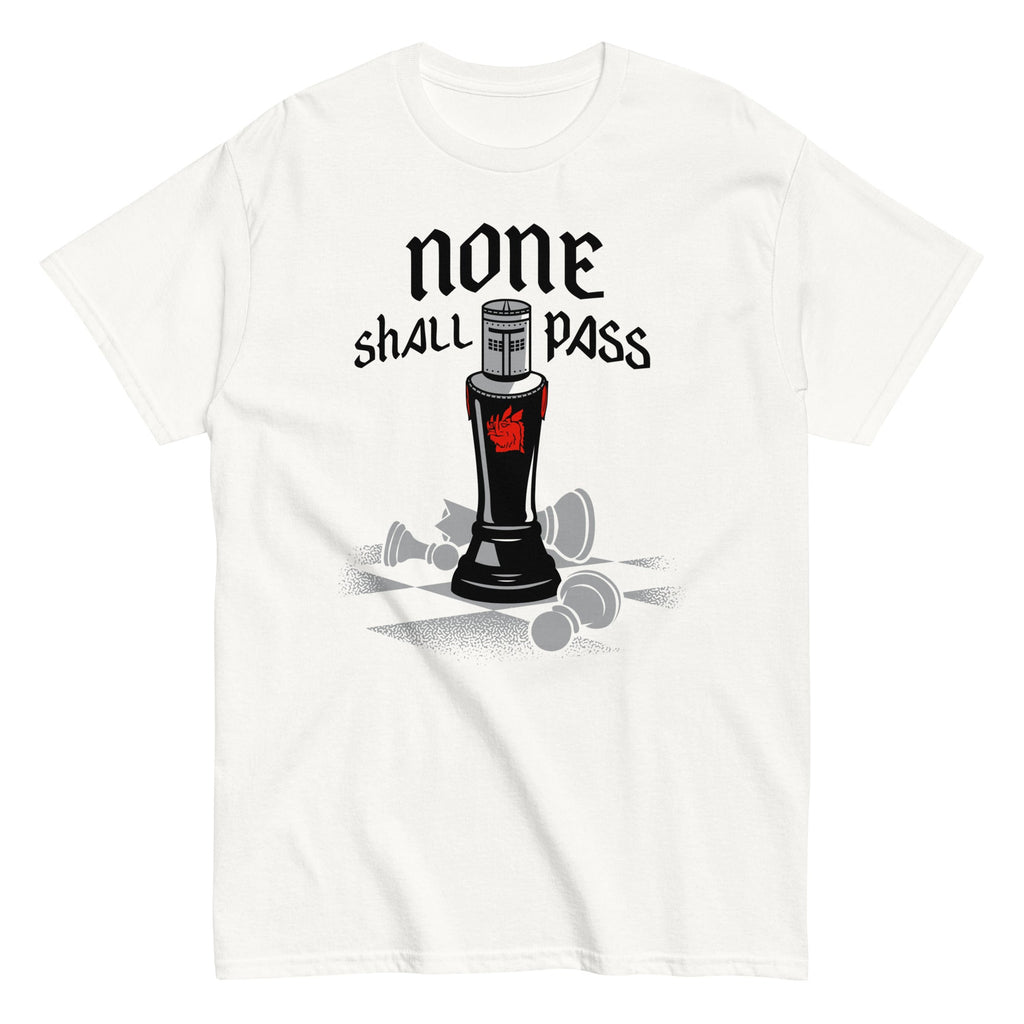 None Shall Pass Black Knight Men's Classic - Adult & Kids T-Shirts, Sweatshirts & Hoodies apparel design preview 1