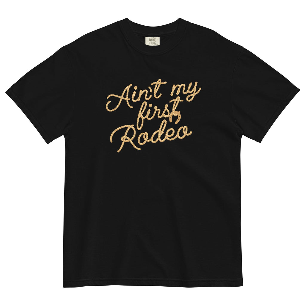 Ain't My First Rodeo Men's Relaxed Fit - Adult & Kids T-Shirts, Sweatshirts & Hoodies apparel design preview 1