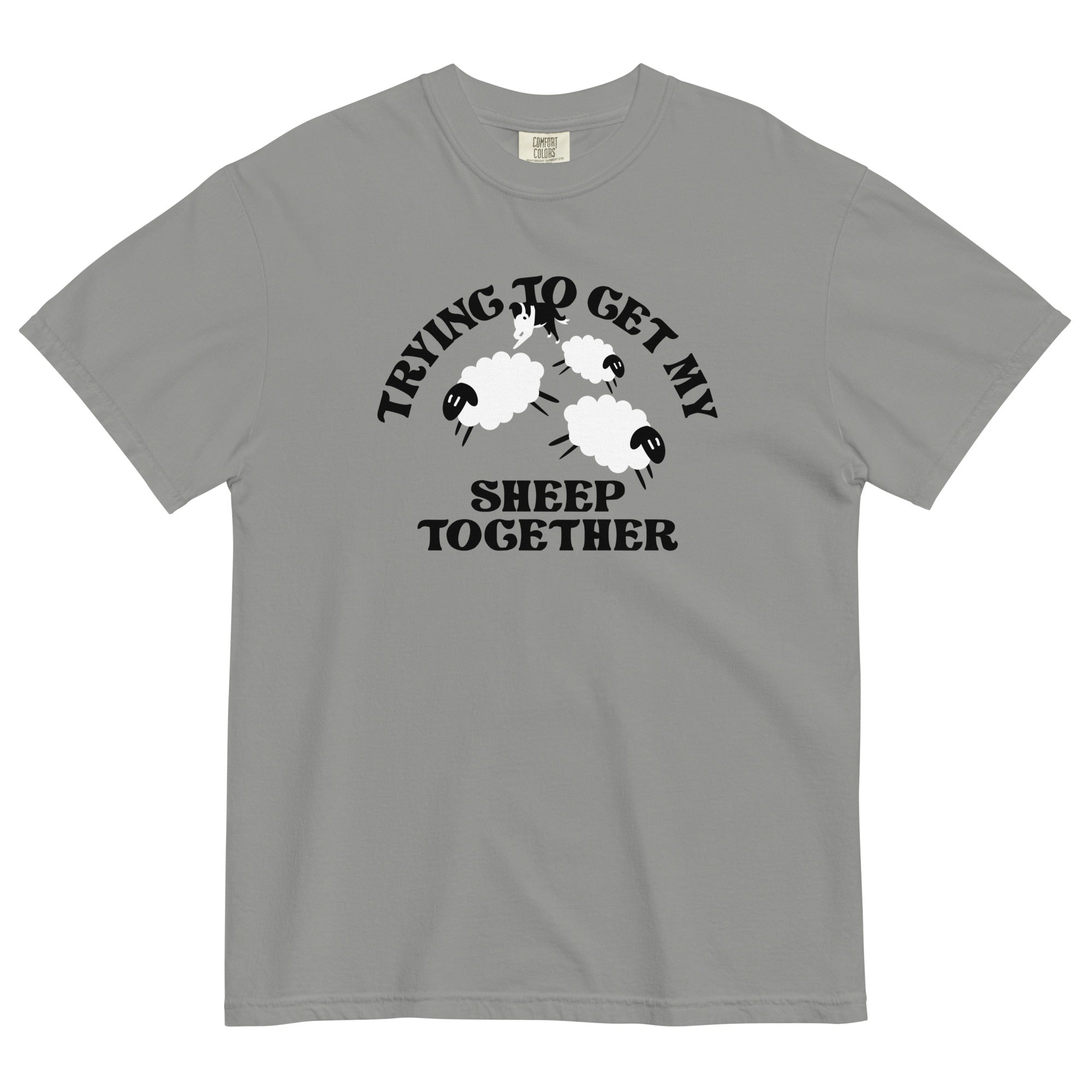 Trying To Get My Sheep Together Men's Relaxed Fit - Adult & Kids T-Shirts, Sweatshirts & Hoodies apparel design preview 1
