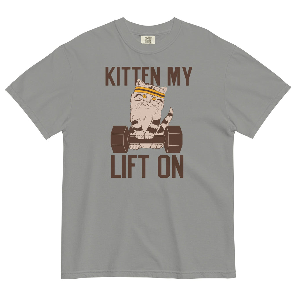 Kitten My Lift On Men's Relaxed Fit - Adult & Kids T-Shirts, Sweatshirts & Hoodies apparel design preview 1