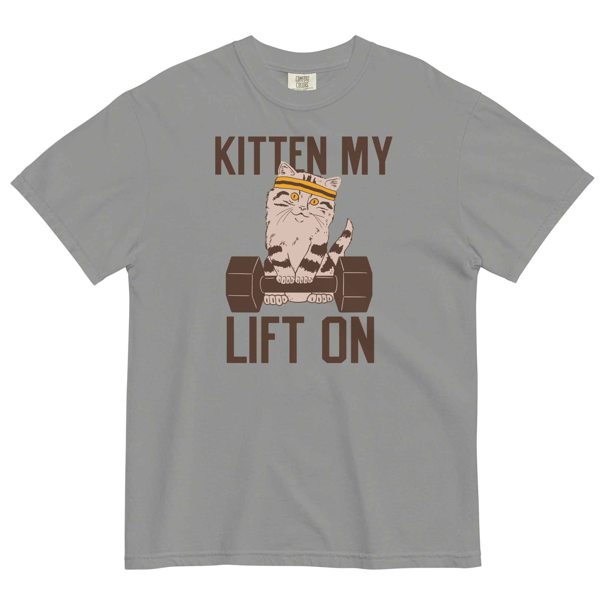 Kitten My Lift On Men's Relaxed Fit - Adult & Kids T-Shirts, Sweatshirts & Hoodies apparel design preview 1