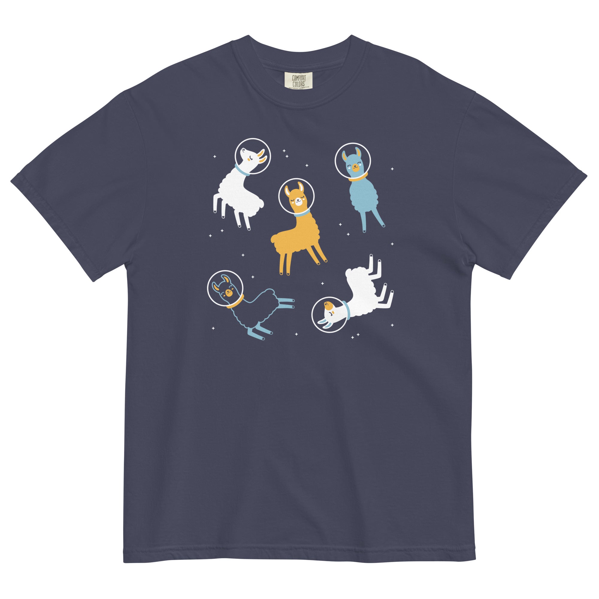 Llamas In Space Men's Relaxed Fit - Adult & Kids T-Shirts, Sweatshirts & Hoodies apparel design preview 1