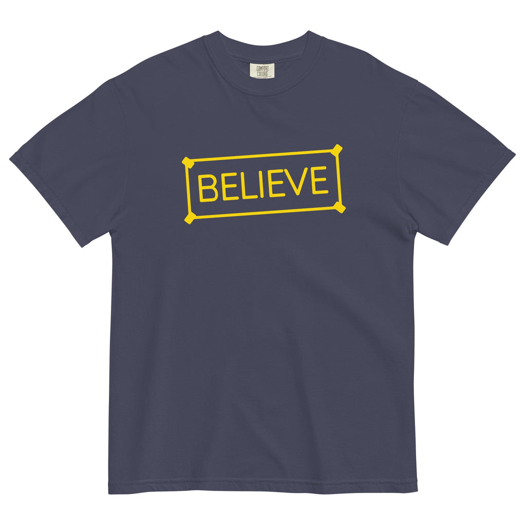 Believe Sign Men's Relaxed Fit - Adult & Kids T-Shirts, Sweatshirts & Hoodies apparel design preview 1