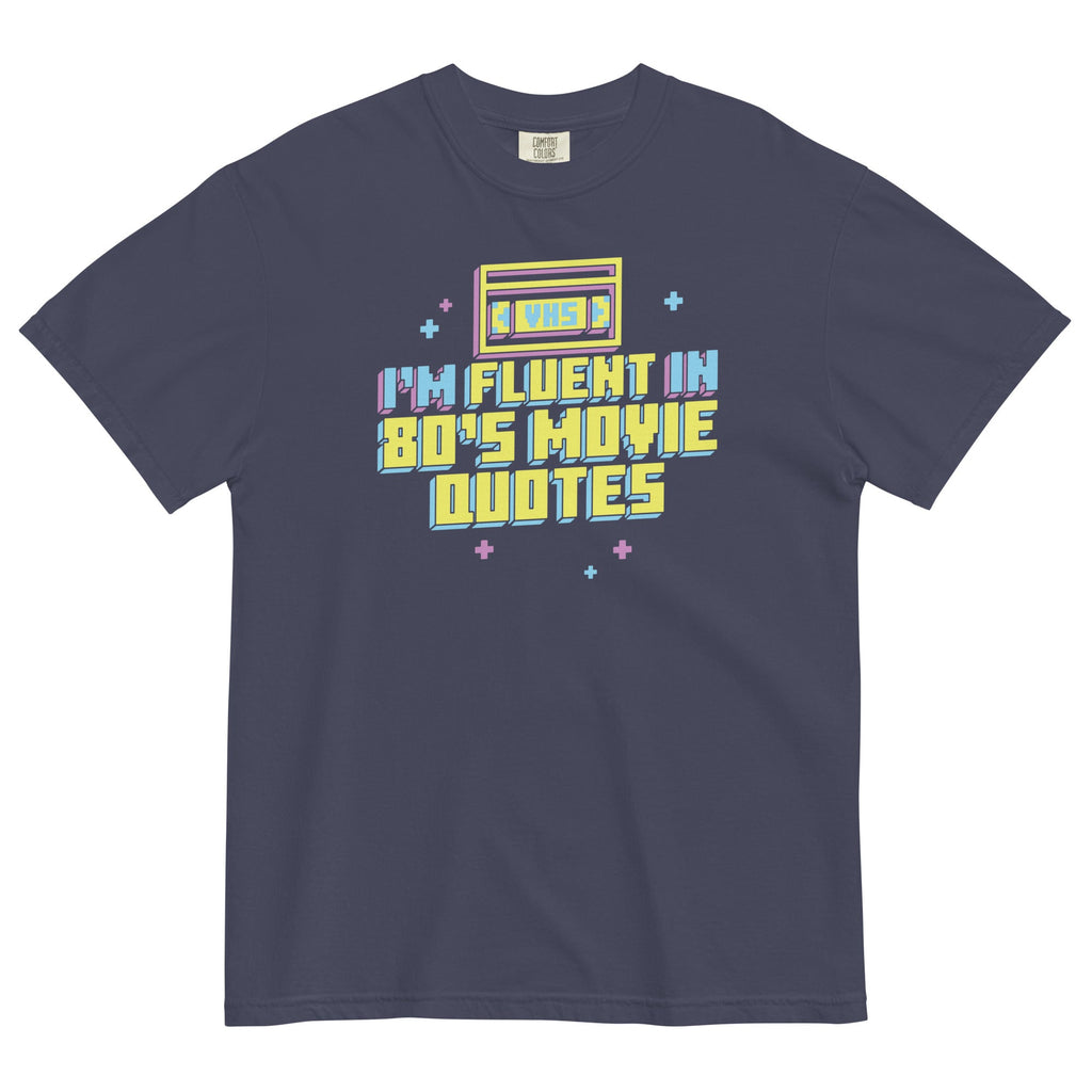 I'm Fluent In 80's Movie Quotes Men's Relaxed Fit - Adult & Kids T-Shirts, Sweatshirts & Hoodies apparel design preview 1