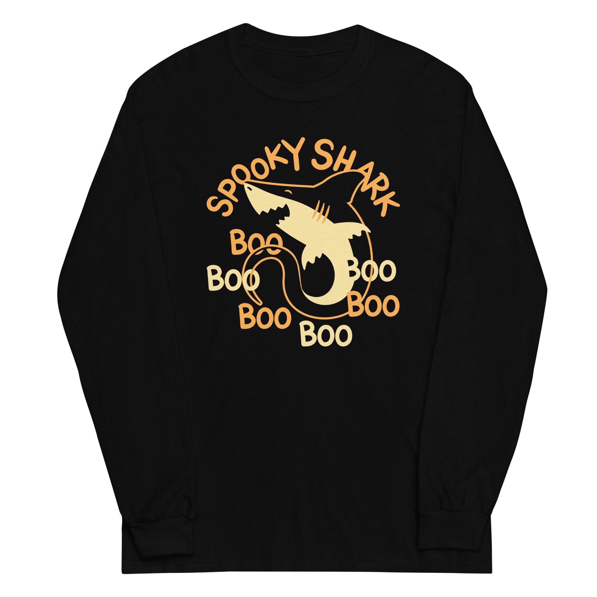 Spooky Shark - Adult & Kids T-Shirts, Sweatshirts & Hoodies apparel design preview 1