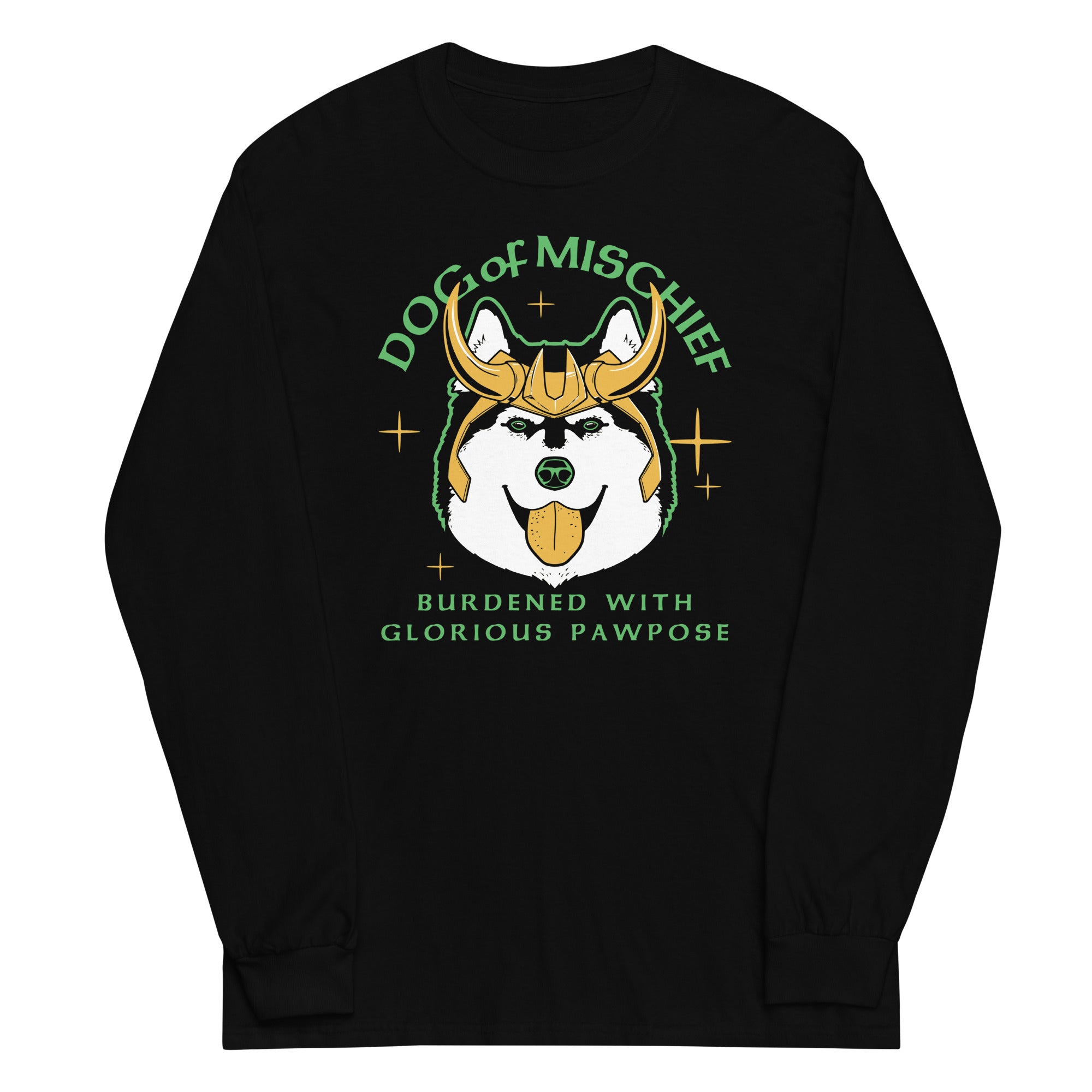 Dog Of Mischief - Adult & Kids T-Shirts, Sweatshirts & Hoodies apparel design preview 1