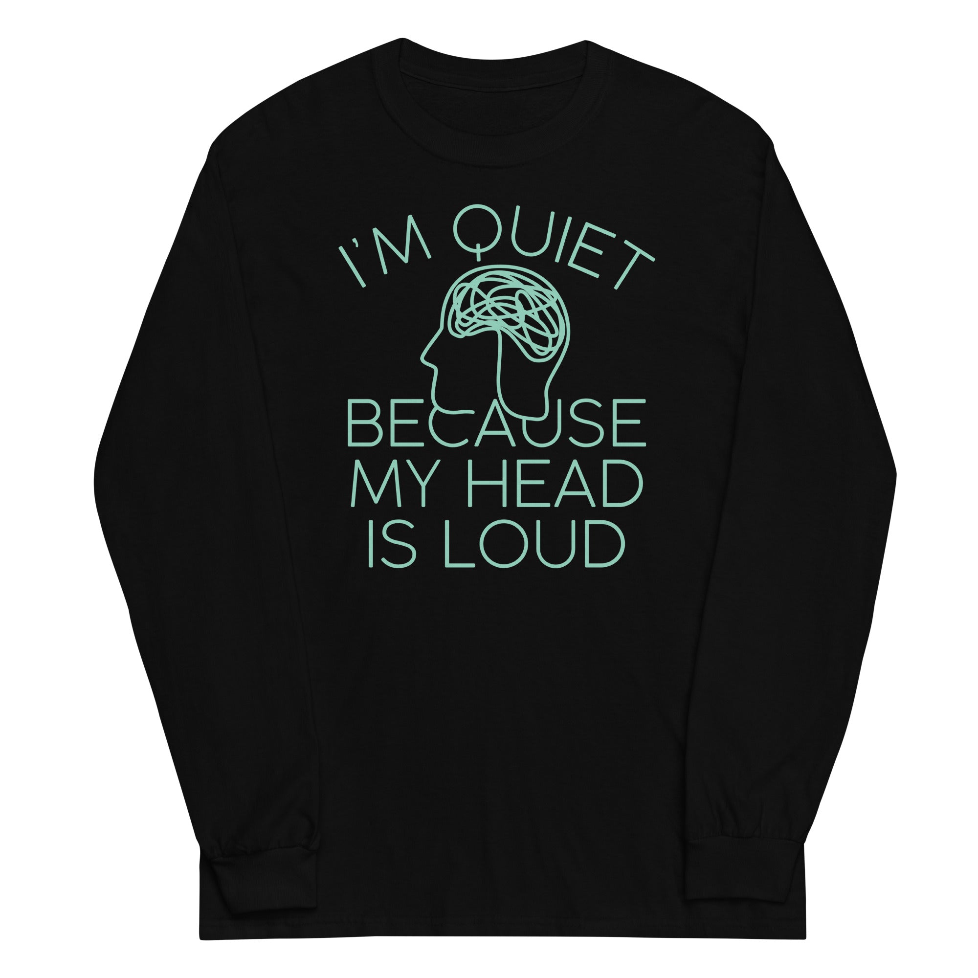 I'm Quiet Because My Head Is Loud - Adult & Kids T-Shirts, Sweatshirts & Hoodies apparel design preview 1