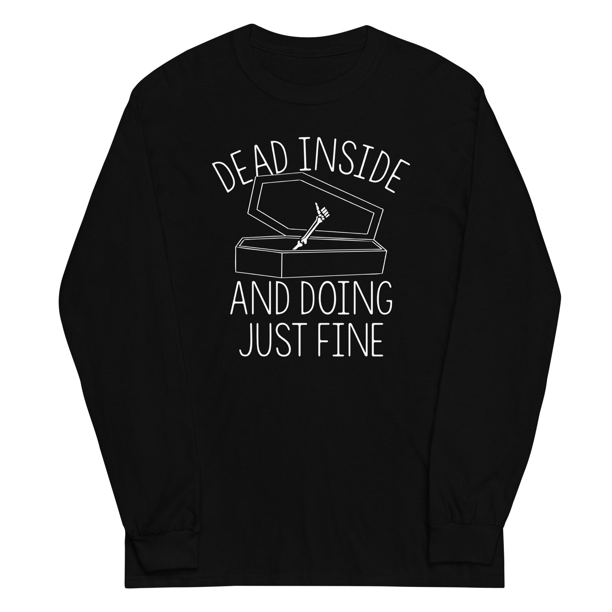 Dead Inside And Doing Fine - Adult & Kids T-Shirts, Sweatshirts & Hoodies apparel design preview 1
