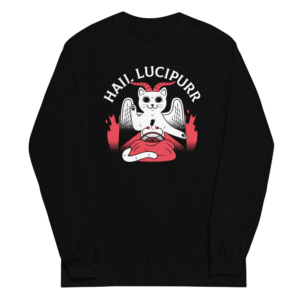 Hail Lucipurr - Adult & Kids T-Shirts, Sweatshirts & Hoodies apparel design preview 1
