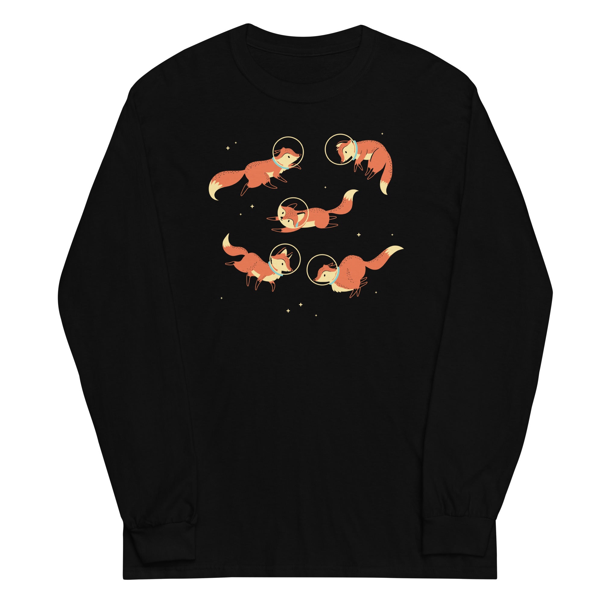 Foxes In Space - Adult & Kids T-Shirts, Sweatshirts & Hoodies apparel design preview 1