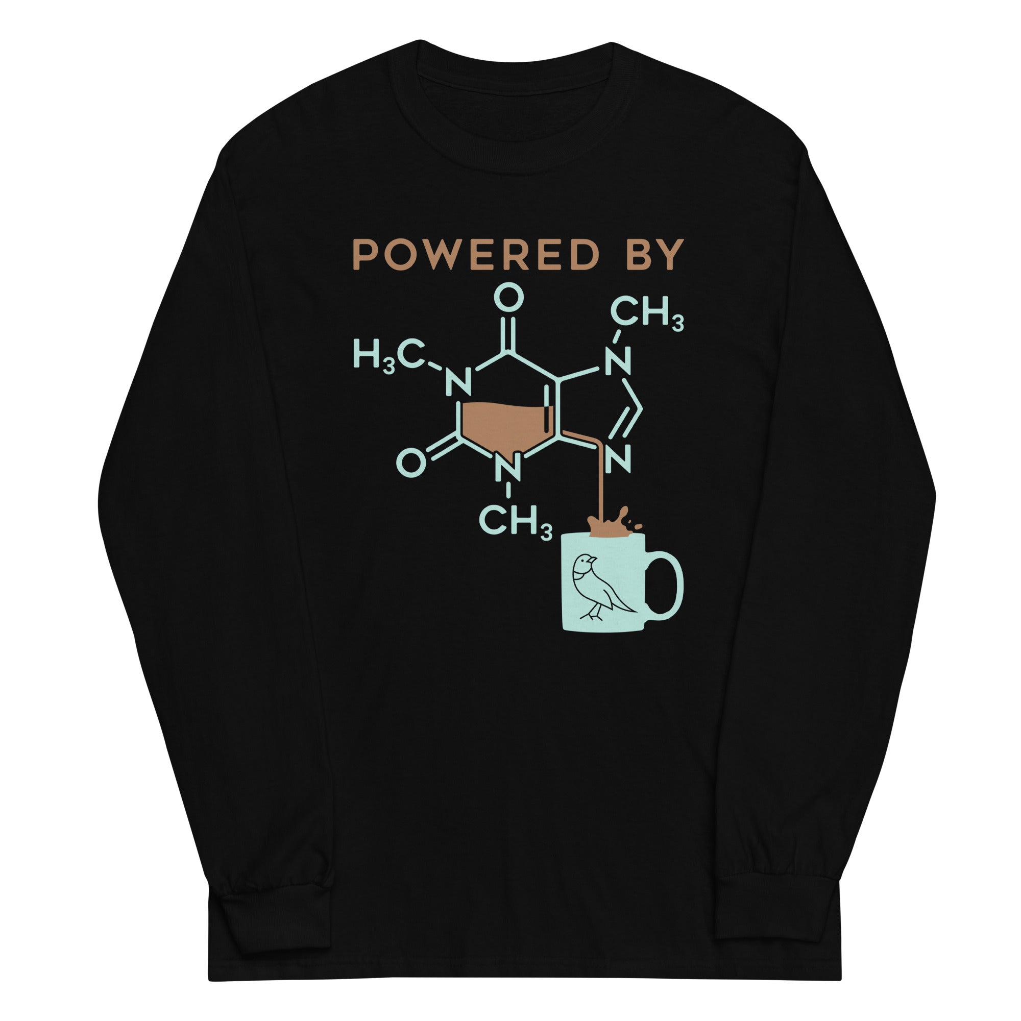 Powered By Caffeine - Adult & Kids T-Shirts, Sweatshirts & Hoodies apparel design preview 1