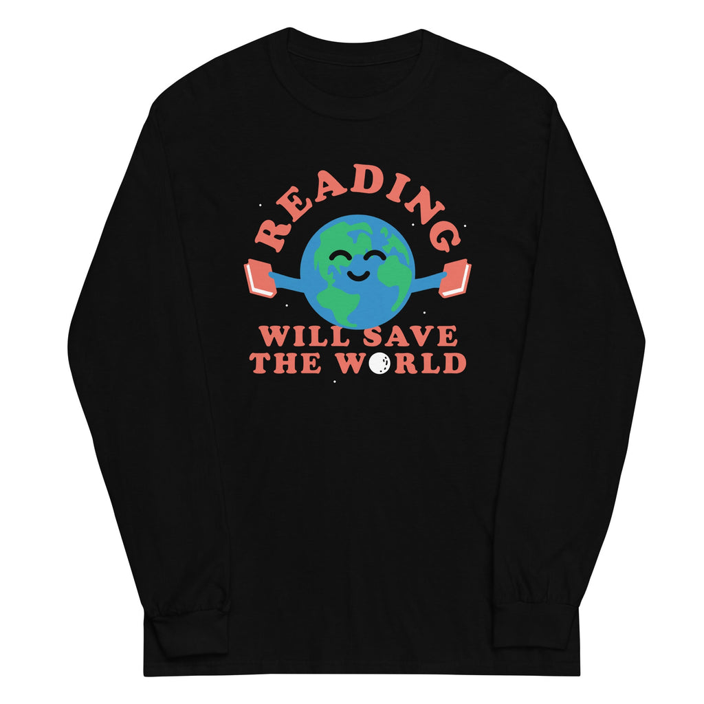 Reading Will Save The World - Adult & Kids T-Shirts, Sweatshirts & Hoodies apparel design preview 1