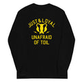 Just And Loyal, Unafraid Of Toil - Adult & Kids T-Shirts, Sweatshirts & Hoodies apparel design preview 1