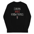 I Drink And Know Things - Adult & Kids T-Shirts, Sweatshirts & Hoodies apparel design preview 1