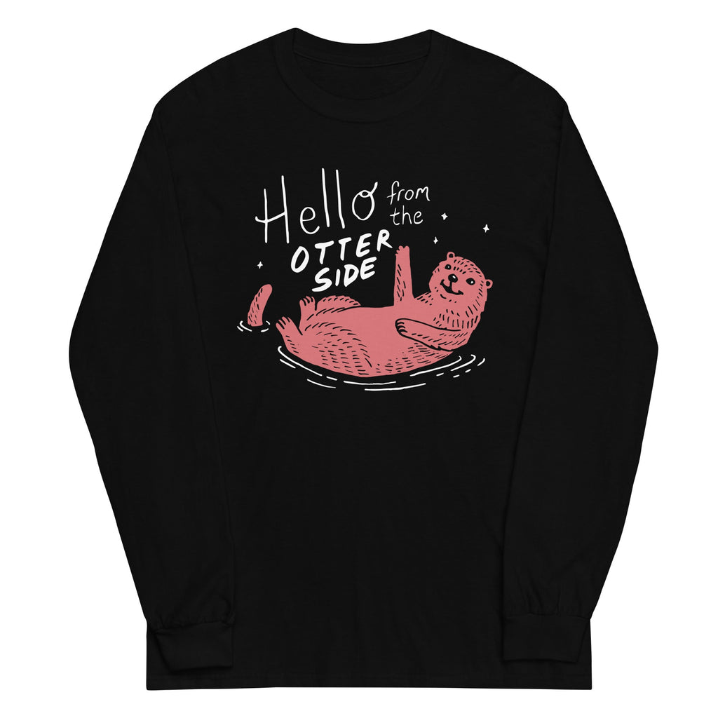Hello From The Otter Side - Adult & Kids T-Shirts, Sweatshirts & Hoodies apparel design preview 1