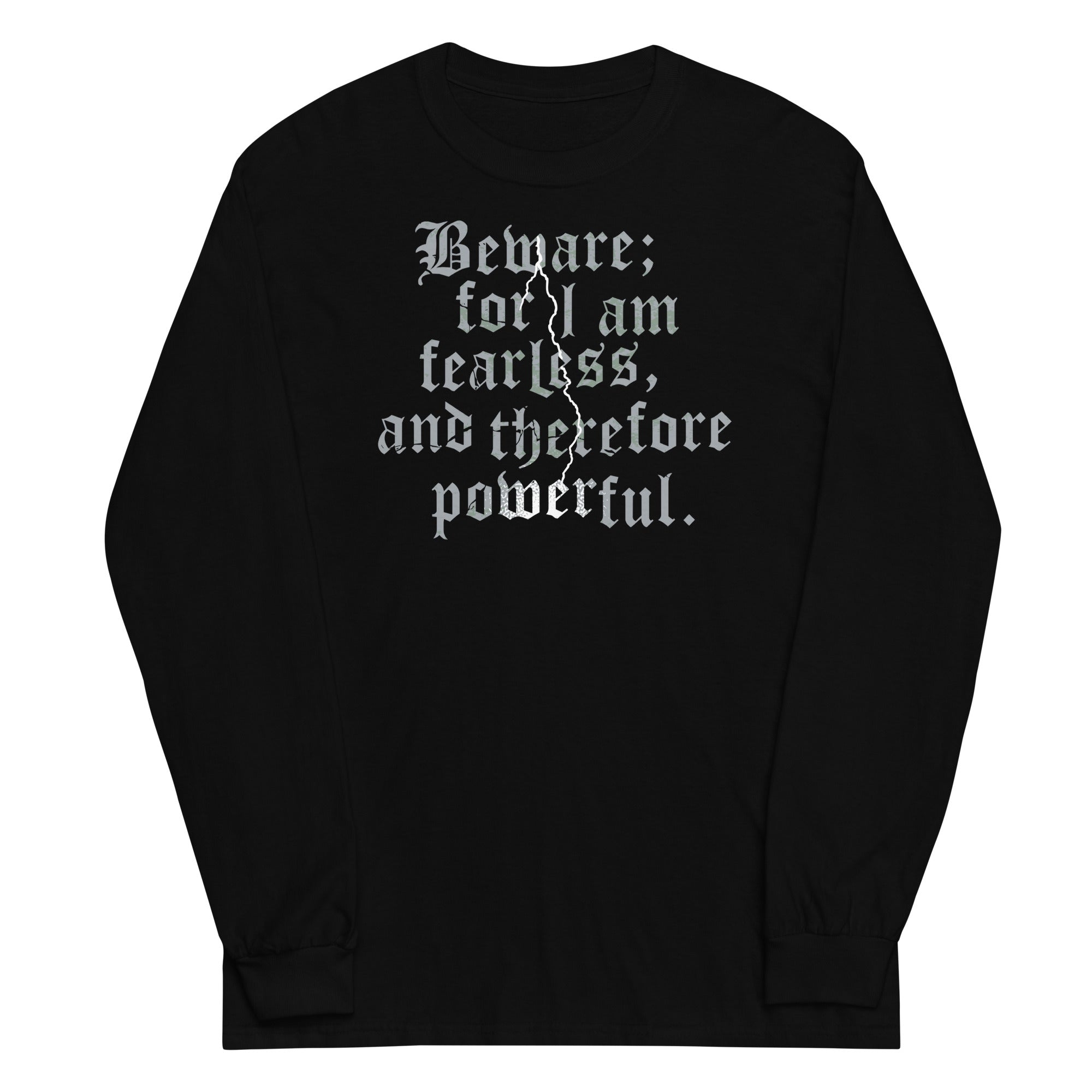 Beware; For I Am Fearless, And Therefore Powerful - Adult & Kids T-Shirts, Sweatshirts & Hoodies apparel design preview 1