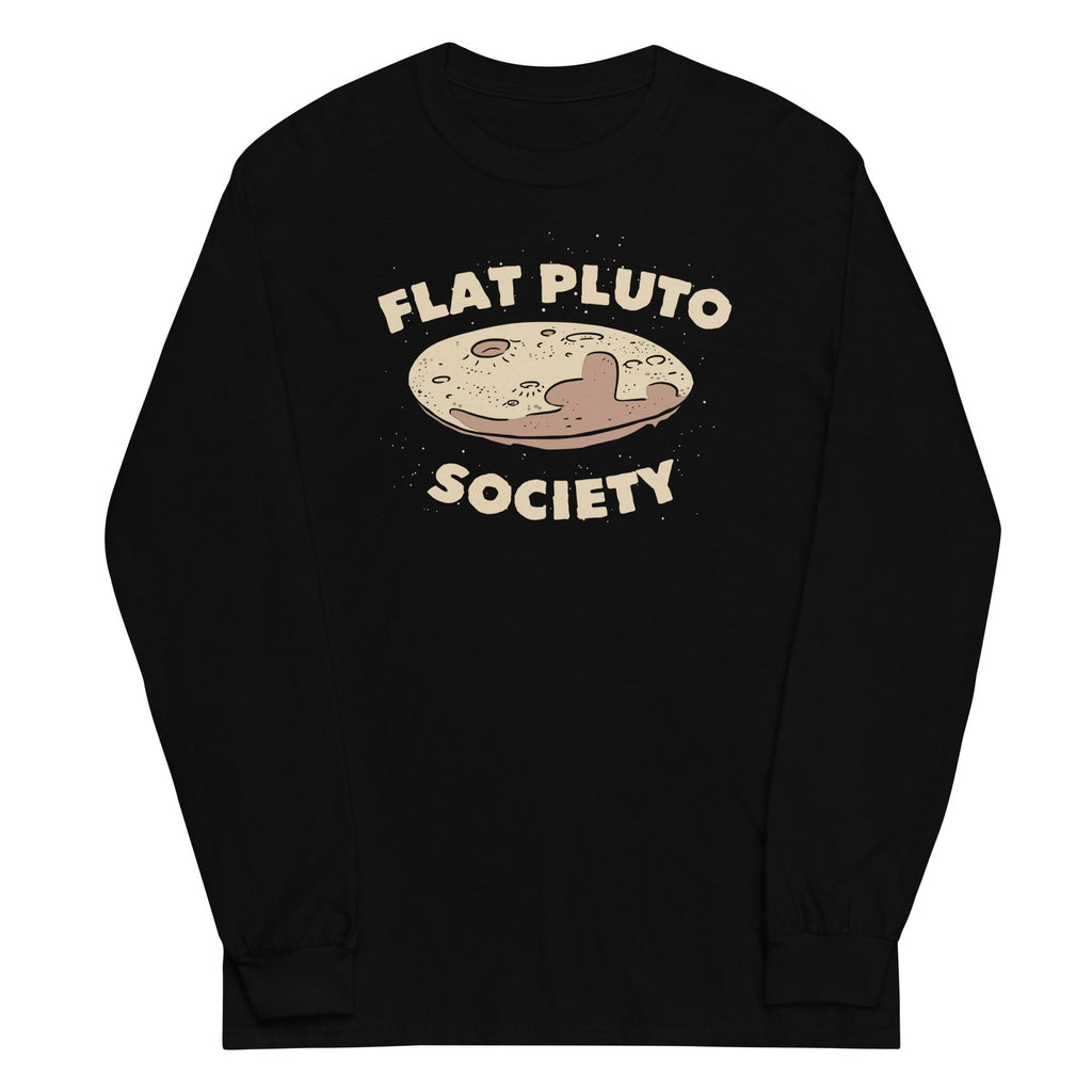 Flat Pluto Society - Adult & Kids T-Shirts, Sweatshirts & Hoodies apparel design preview 1
