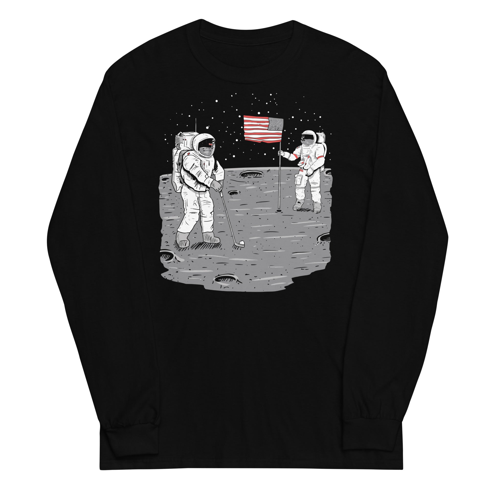 Moon Golf - Adult & Kids T-Shirts, Sweatshirts & Hoodies apparel design preview 1