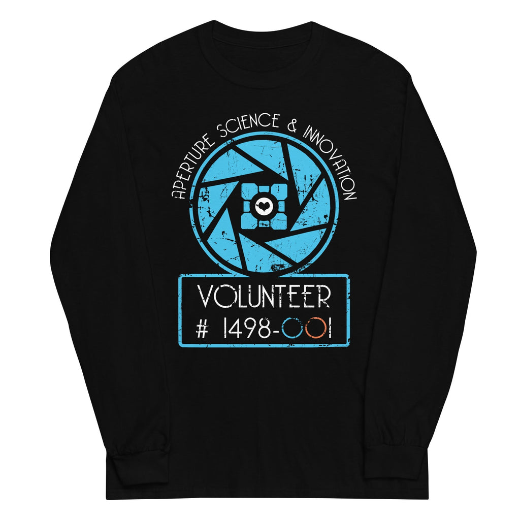 Aperture Science Volunteer - Adult & Kids T-Shirts, Sweatshirts & Hoodies apparel design preview 1