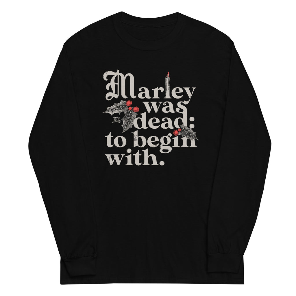 Marley Was Dead: To Begin With - Adult & Kids T-Shirts, Sweatshirts & Hoodies apparel design preview 1