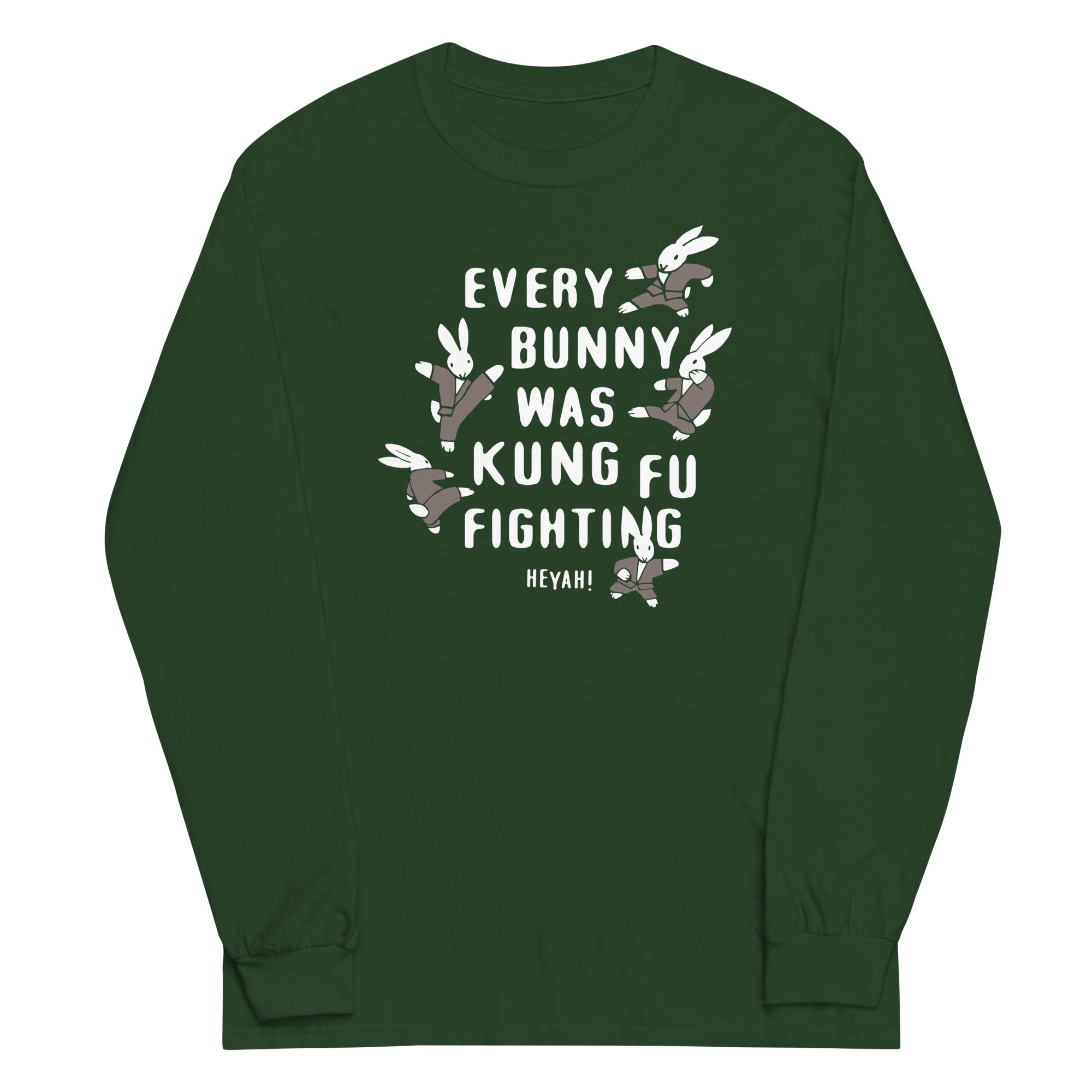 Every Bunny Was Kung Fu Fighting - Adult & Kids T-Shirts, Sweatshirts & Hoodies apparel design preview 1