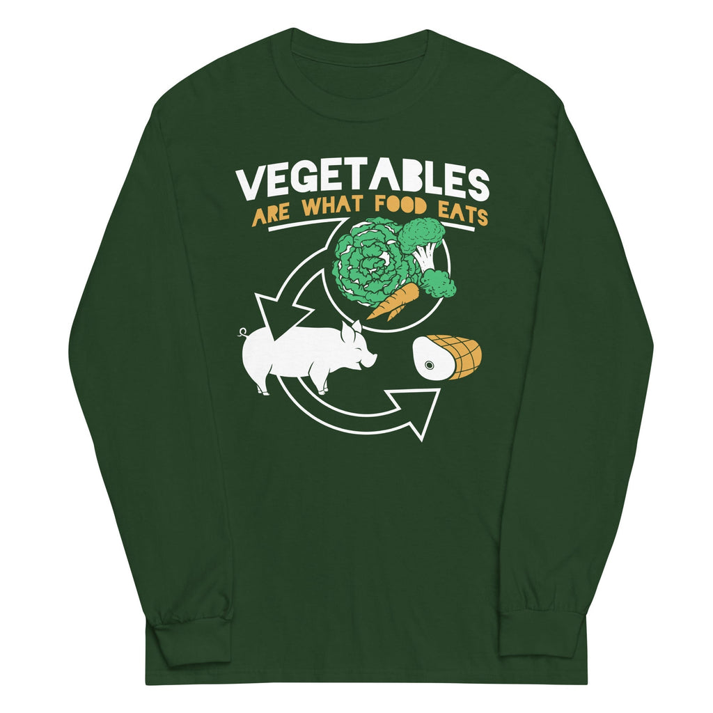 Vegetables Are What Food Eats - Adult & Kids T-Shirts, Sweatshirts & Hoodies apparel design preview 1
