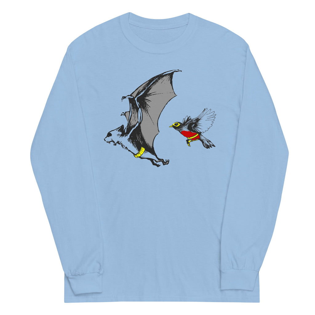 Bat and Robin - Adult & Kids T-Shirts, Sweatshirts & Hoodies apparel design preview 1