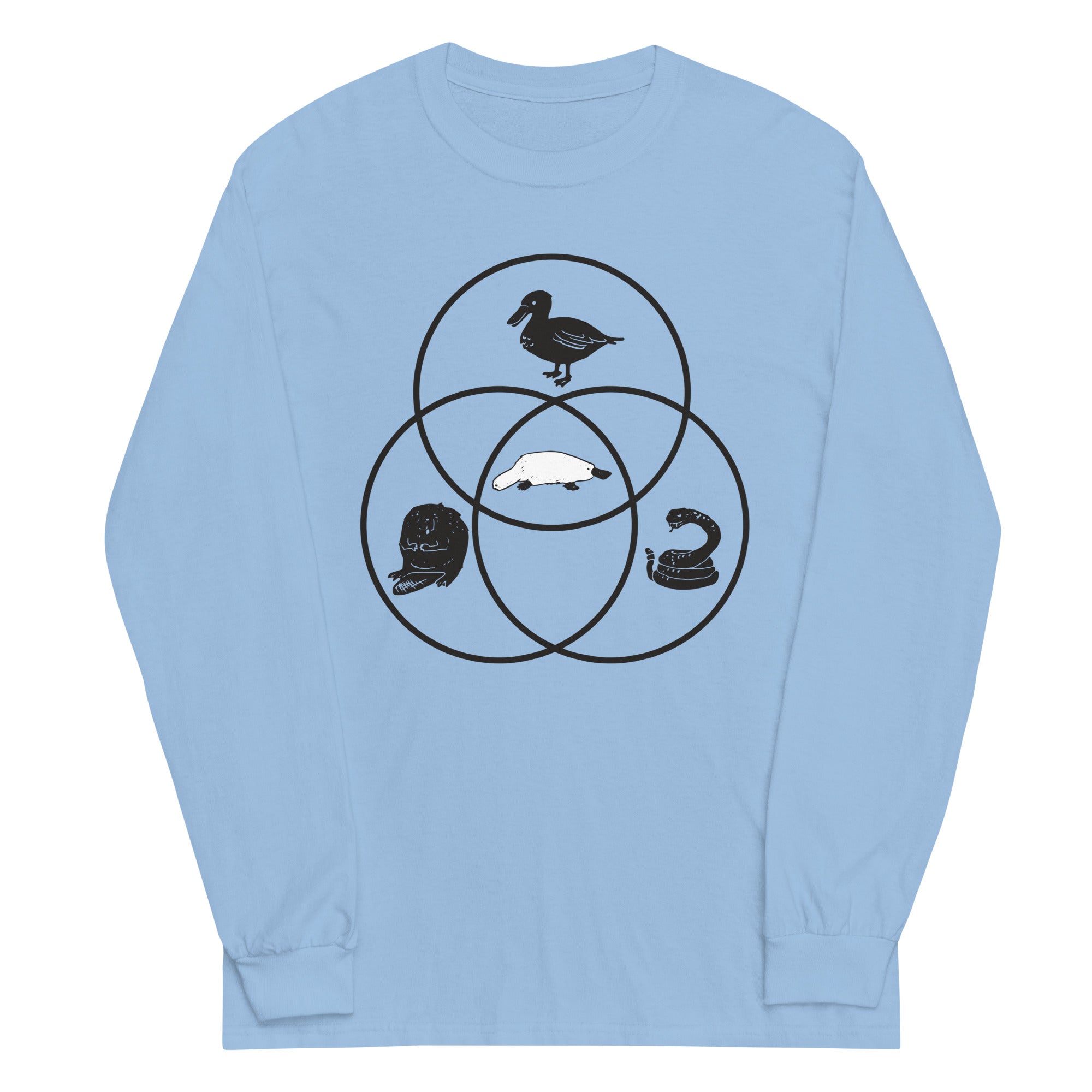 Platypus Venn Diagram - Adult & Kids T-Shirts, Sweatshirts & Hoodies apparel design preview 1
