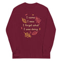 I Came. Saw. Forgot What Was Doing. - Adult & Kids T-Shirts, Sweatshirts & Hoodies apparel design preview 1