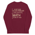 I'm Not Sure How Many Problems I Have - Adult & Kids T-Shirts, Sweatshirts & Hoodies apparel design preview 1