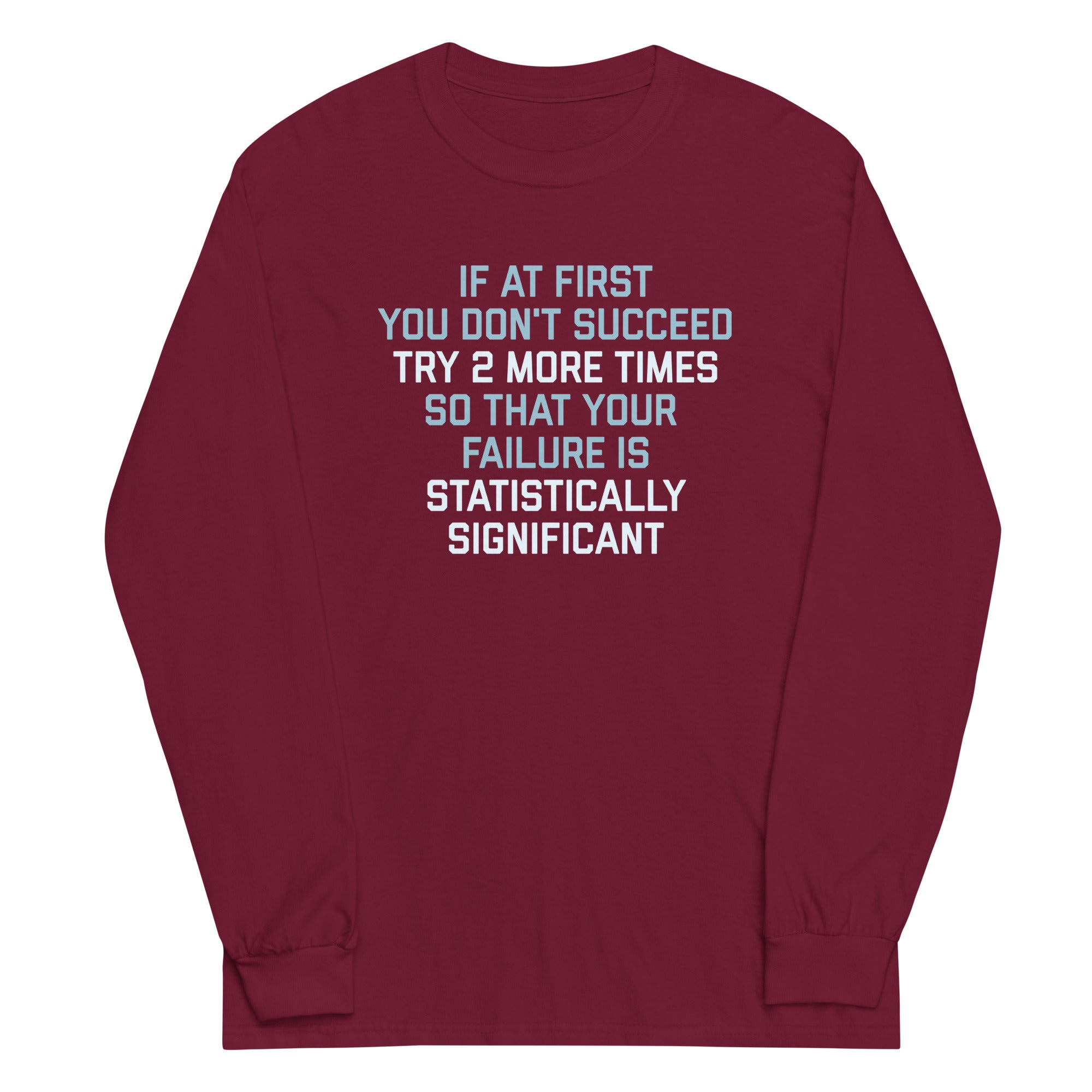 Try 2 More Times So That Your Failure Is - Adult & Kids T-Shirts, Sweatshirts & Hoodies apparel design preview 1