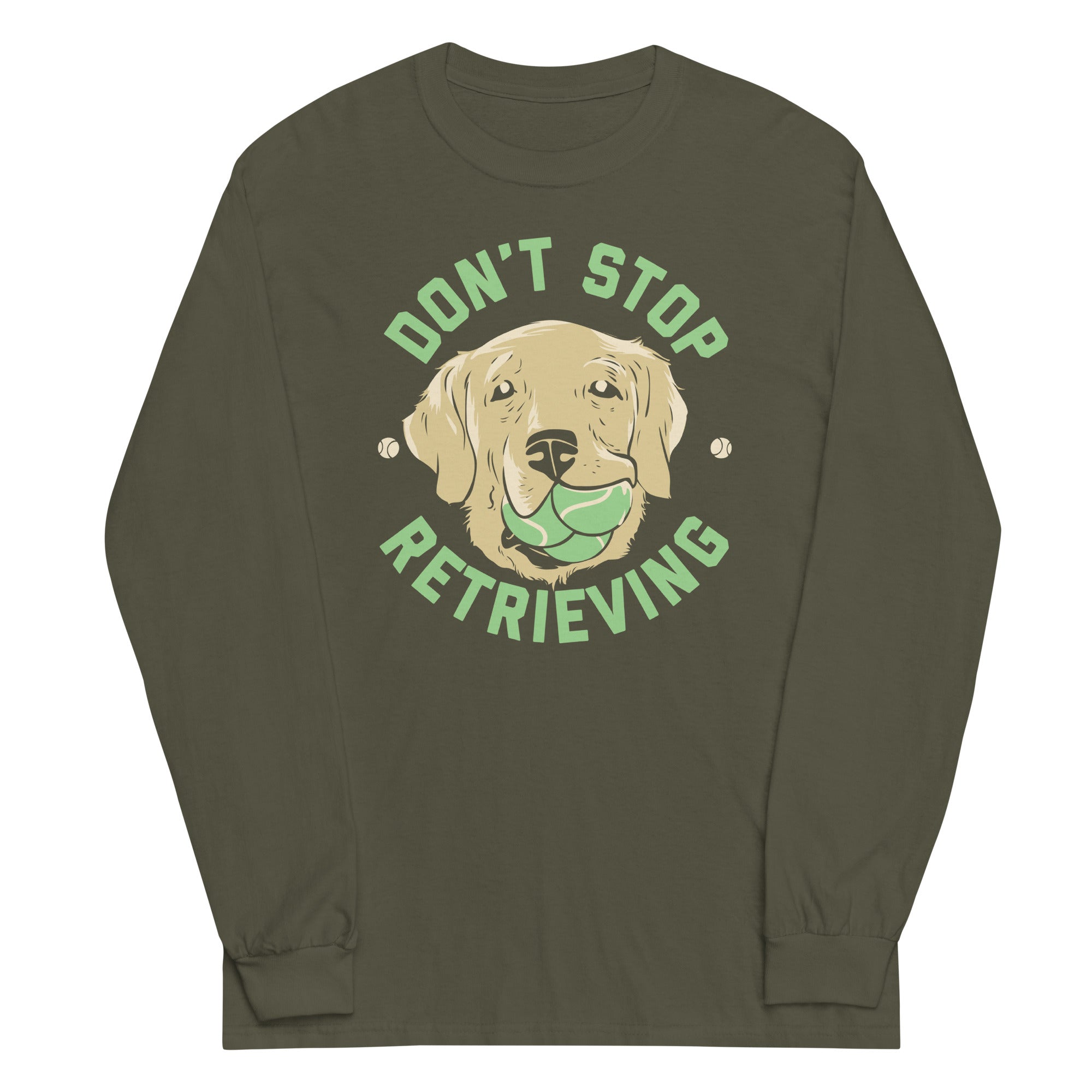 Don't Stop Retrieving - Adult & Kids T-Shirts, Sweatshirts & Hoodies apparel design preview 1