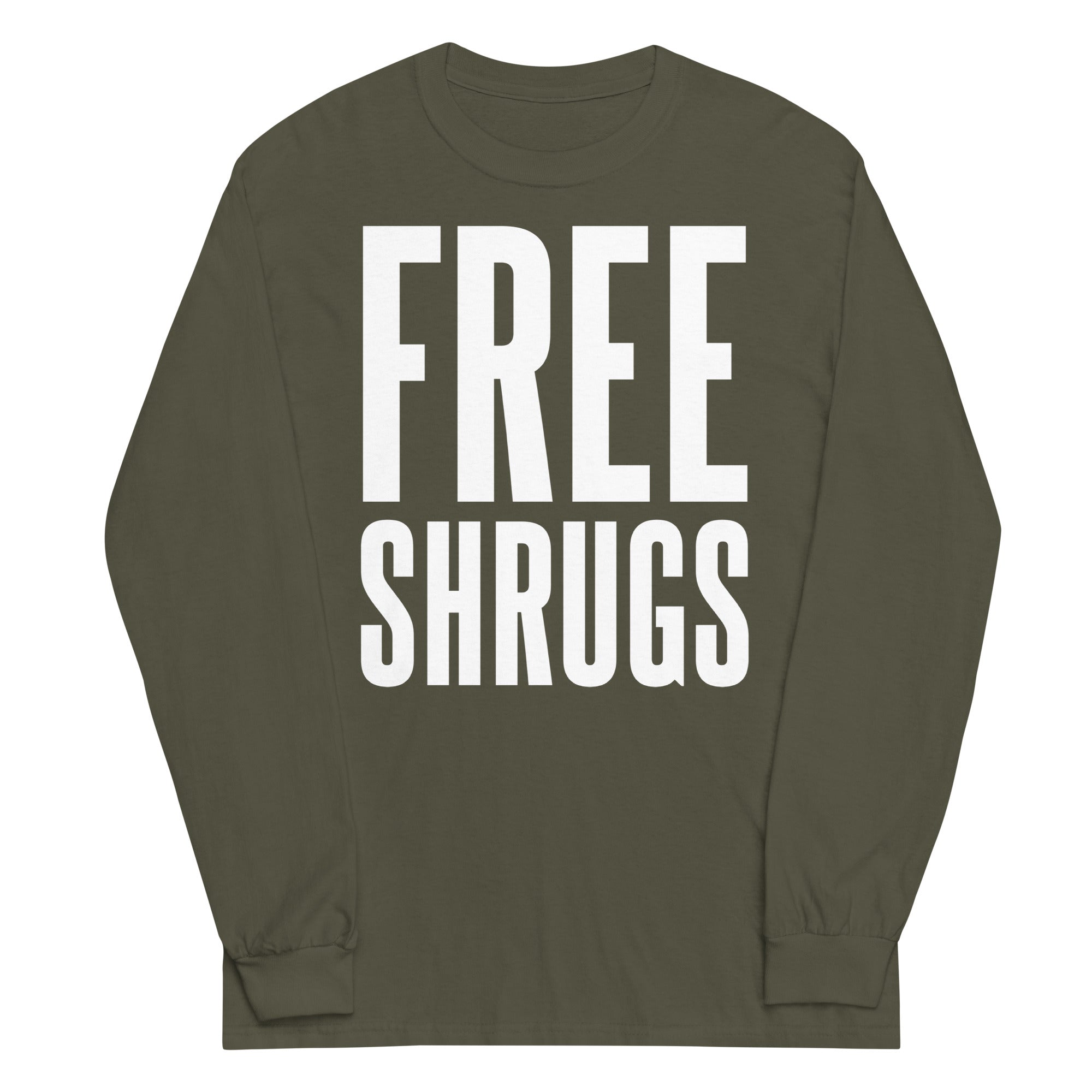 Free Shrugs - Adult & Kids T-Shirts, Sweatshirts & Hoodies apparel design preview 1