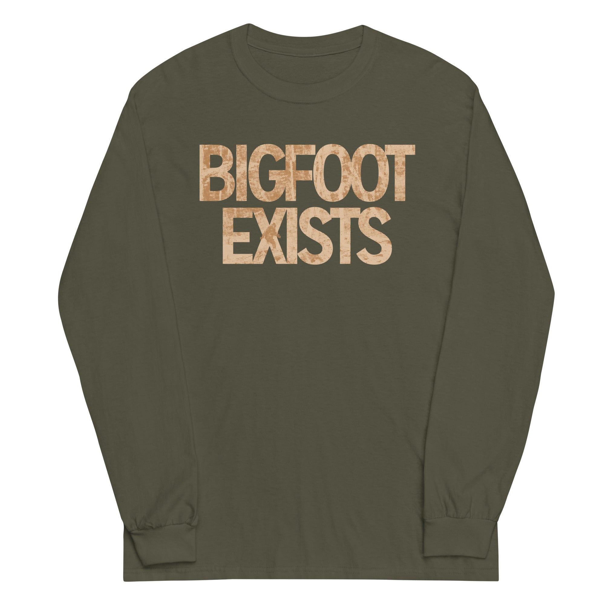 Bigfoot Exists - Adult & Kids T-Shirts, Sweatshirts & Hoodies apparel design preview 1