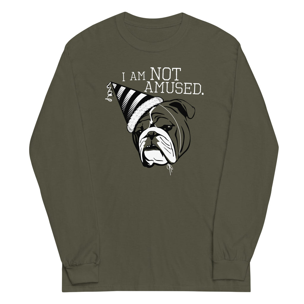 I Am Not Amused - Adult & Kids T-Shirts, Sweatshirts & Hoodies apparel design preview 1