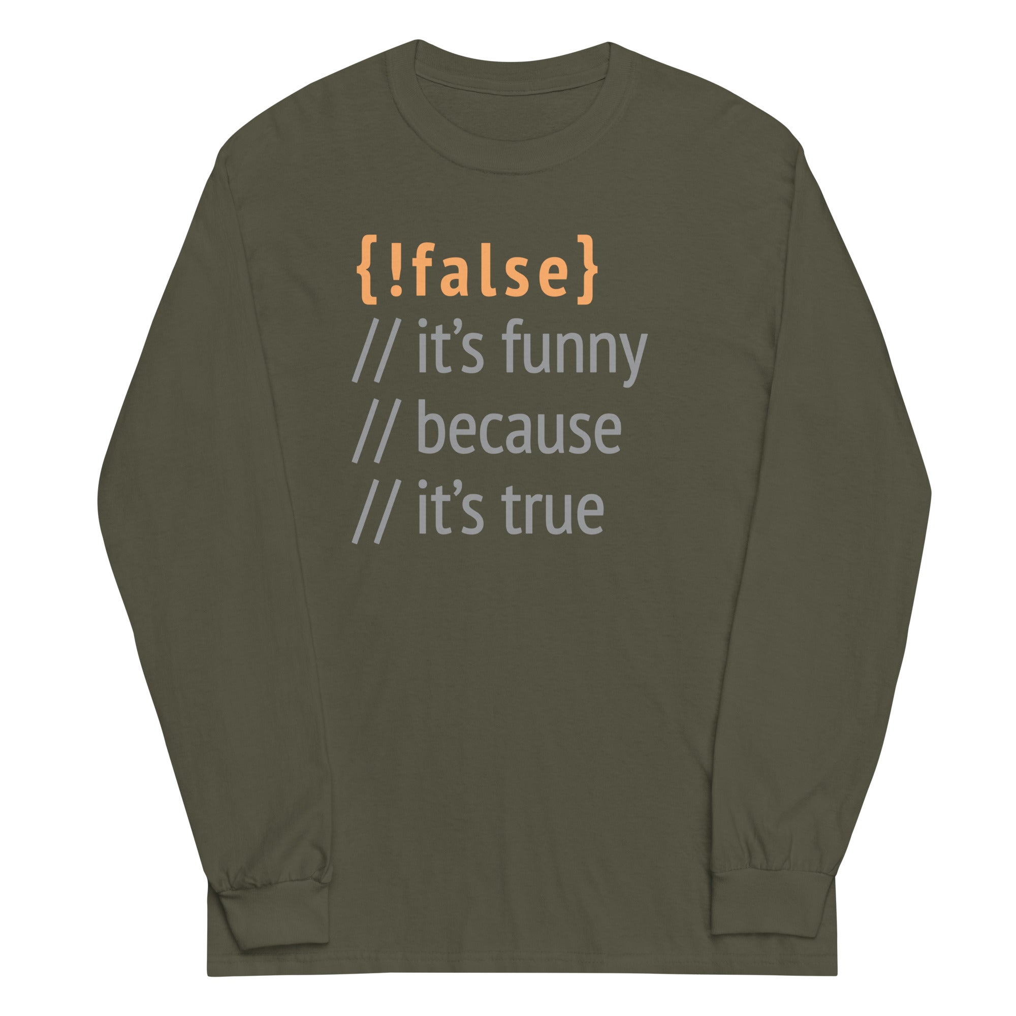 It's Funny Because True - Adult & Kids T-Shirts, Sweatshirts & Hoodies apparel design preview 1