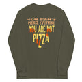 You Are Not Pizza - Adult & Kids T-Shirts, Sweatshirts & Hoodies apparel design preview 1