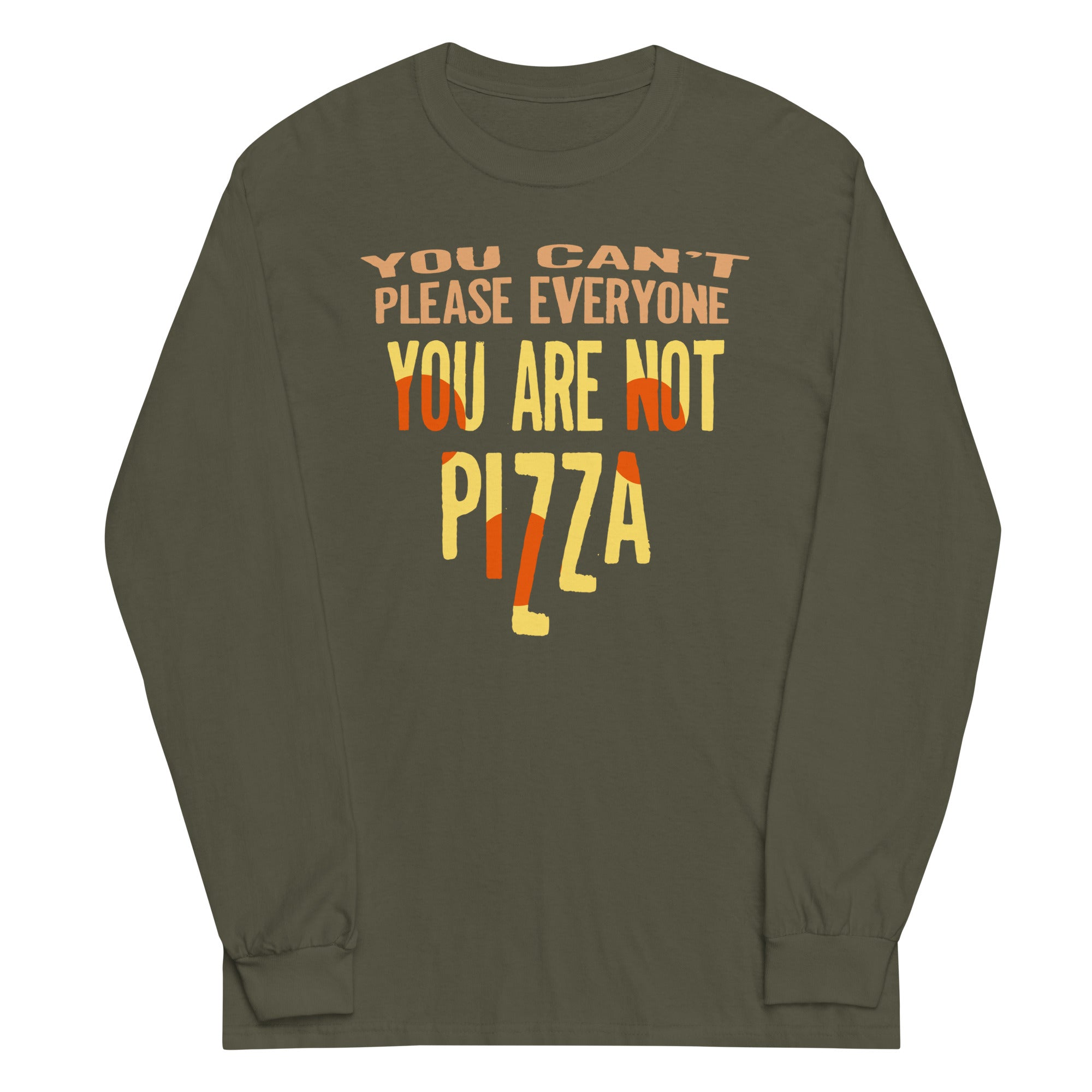You Are Not Pizza - Adult & Kids T-Shirts, Sweatshirts & Hoodies apparel design preview 1