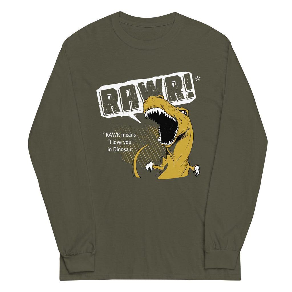 Rawr Means I Love You - Adult & Kids T-Shirts, Sweatshirts & Hoodies apparel design preview 1