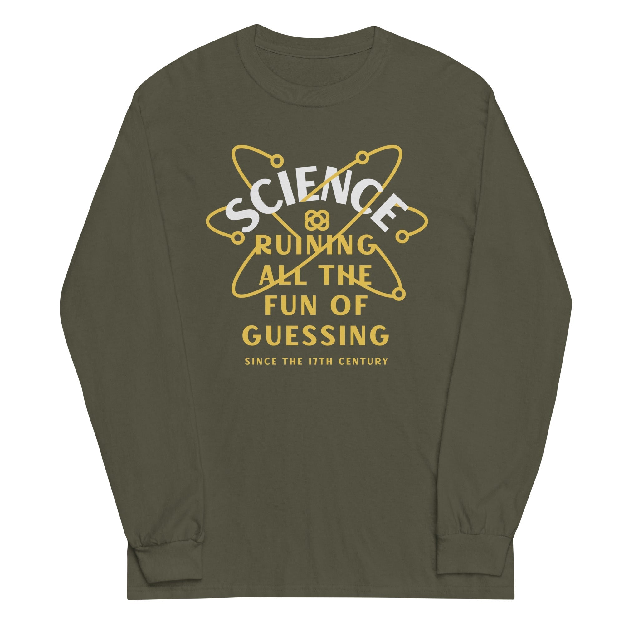 Science Ruining All The Fun Of Guessing - Adult & Kids T-Shirts, Sweatshirts & Hoodies apparel design preview 1