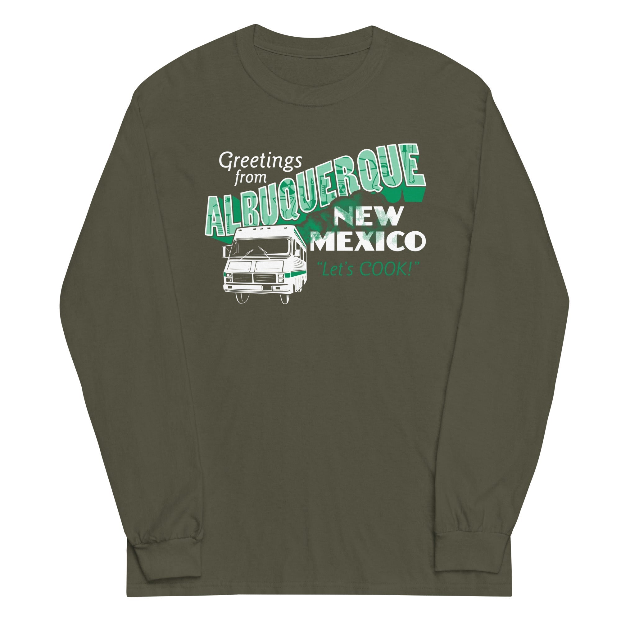Greetings From Albuquerque - Adult & Kids T-Shirts, Sweatshirts & Hoodies apparel design preview 1