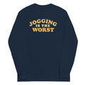 Jogging Is The Worst - Adult & Kids T-Shirts, Sweatshirts & Hoodies apparel design preview 1