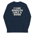 I Use Similes Like A Boss - Adult & Kids T-Shirts, Sweatshirts & Hoodies apparel design preview 1