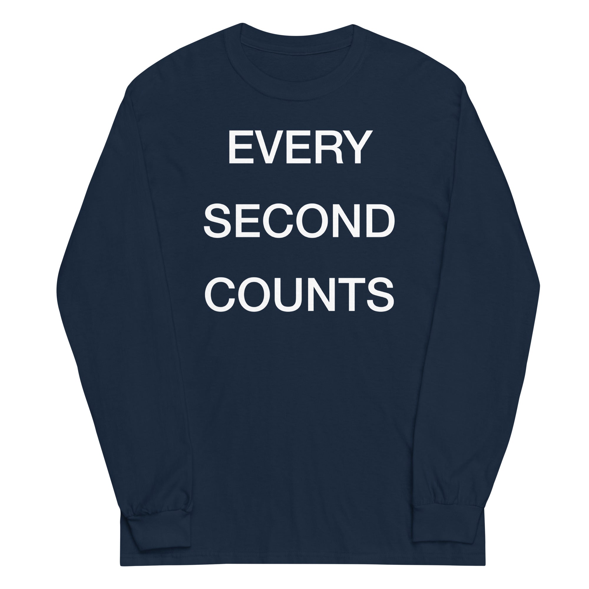 Every Second Counts - Adult & Kids T-Shirts, Sweatshirts & Hoodies apparel design preview 1