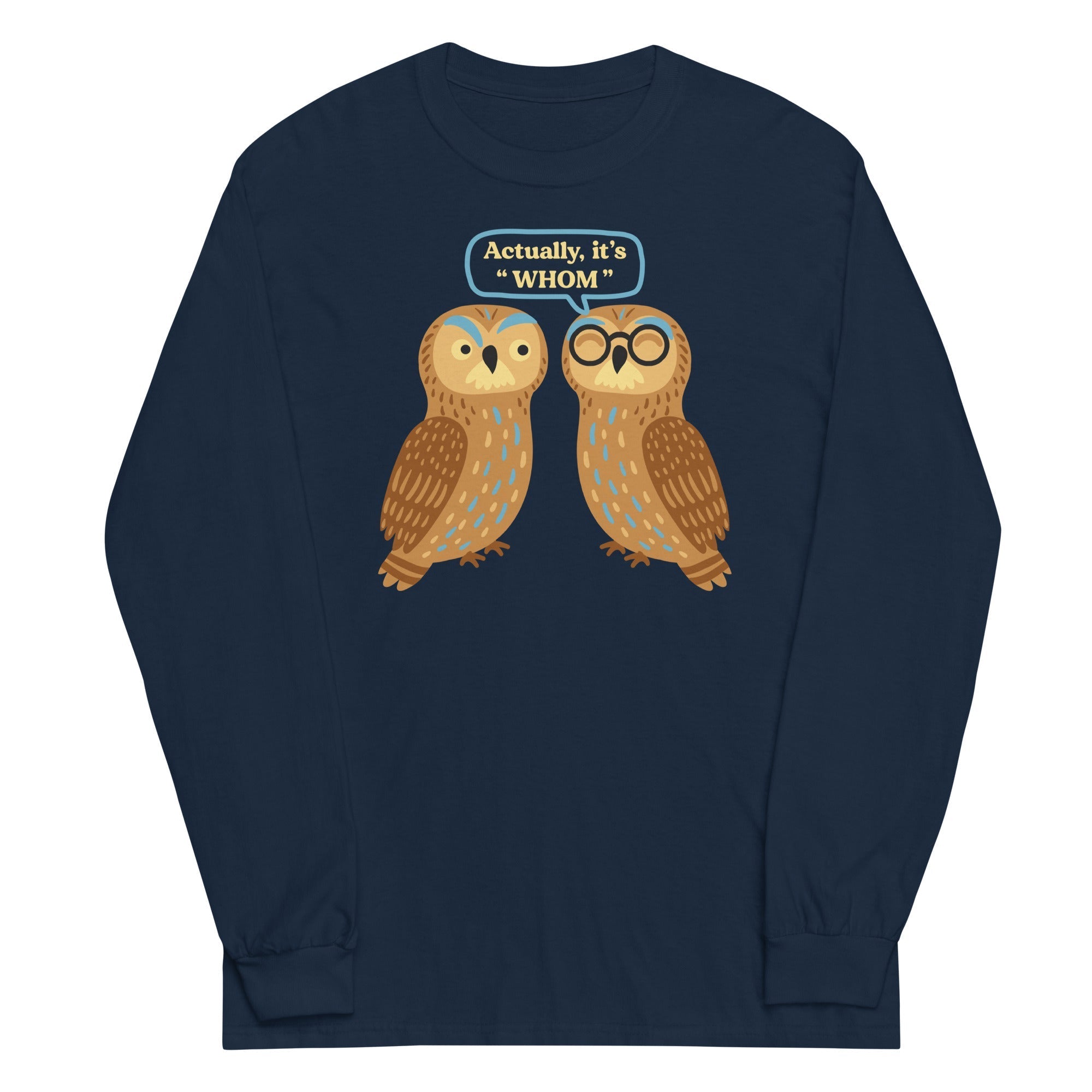 Actually, It's Whom - Adult & Kids T-Shirts, Sweatshirts & Hoodies apparel design preview 1
