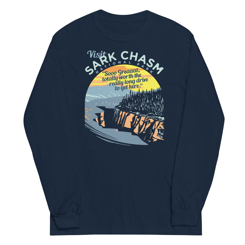 Visit Sark Chasm - Adult & Kids T-Shirts, Sweatshirts & Hoodies apparel design preview 1