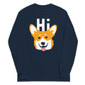 Hi Corgi - Adult & Kids T-Shirts, Sweatshirts & Hoodies apparel design preview 1