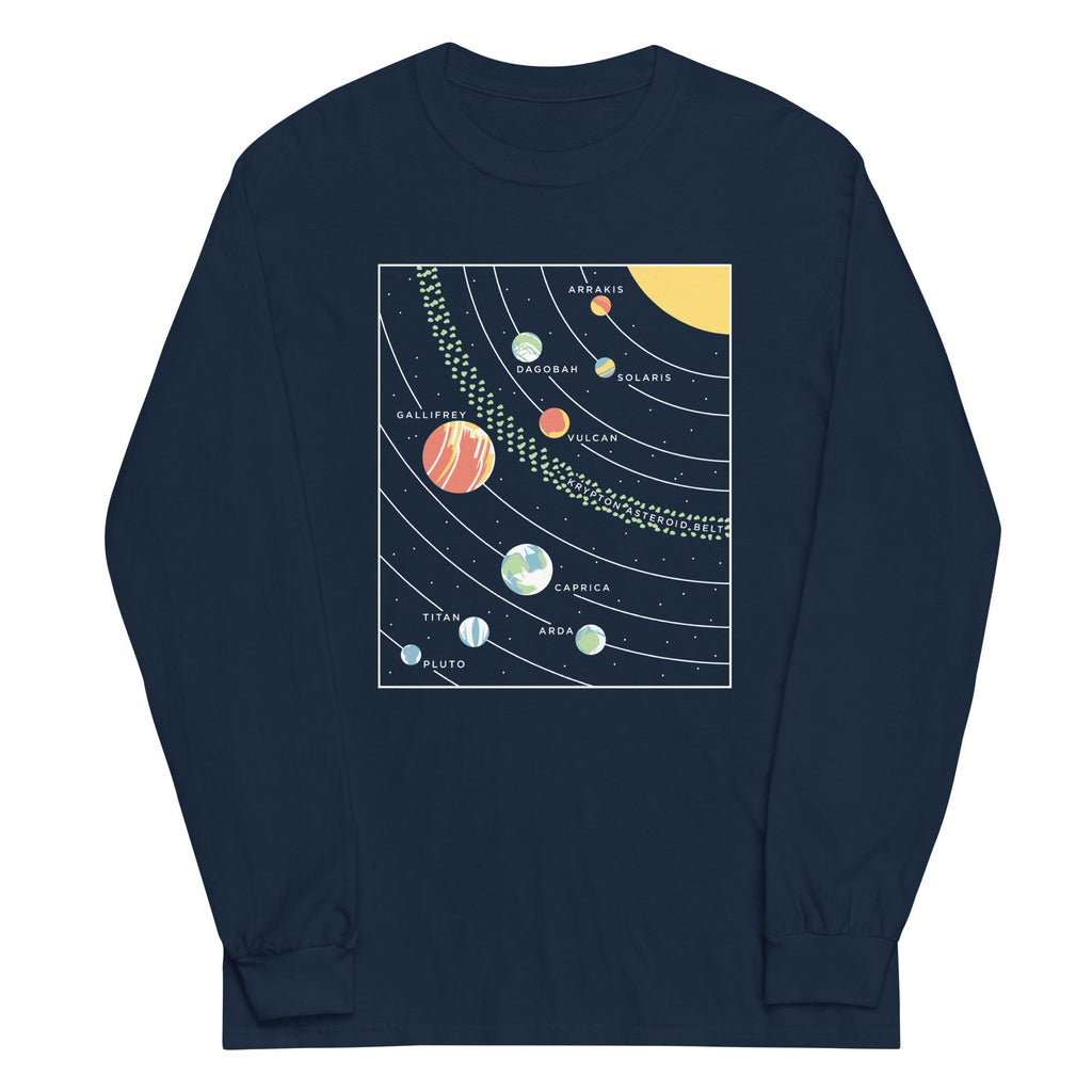 9 Planets - Adult & Kids T-Shirts, Sweatshirts & Hoodies apparel design preview 1